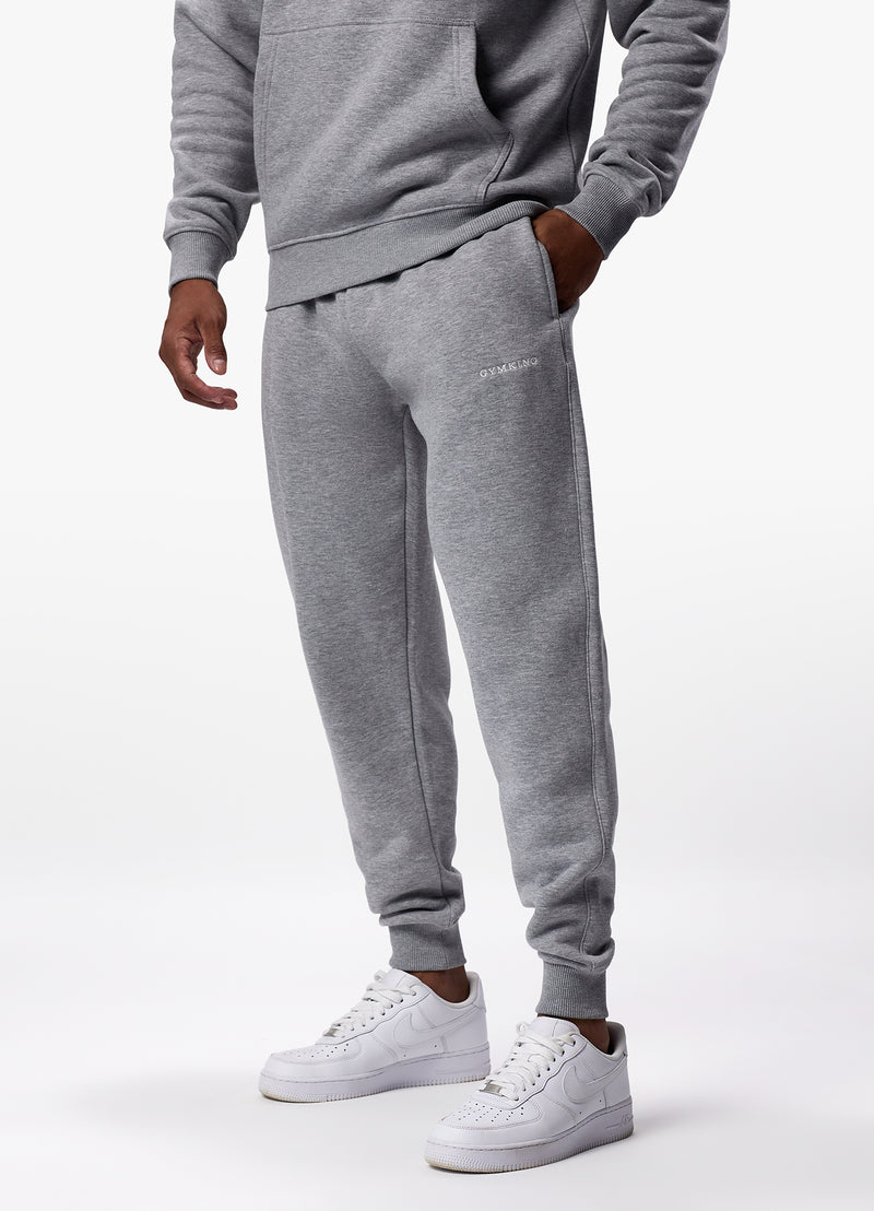 Gym King Linear Fundamental Jogger - Grey Marl