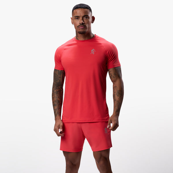 Gym King Energy Tee - Hot Red