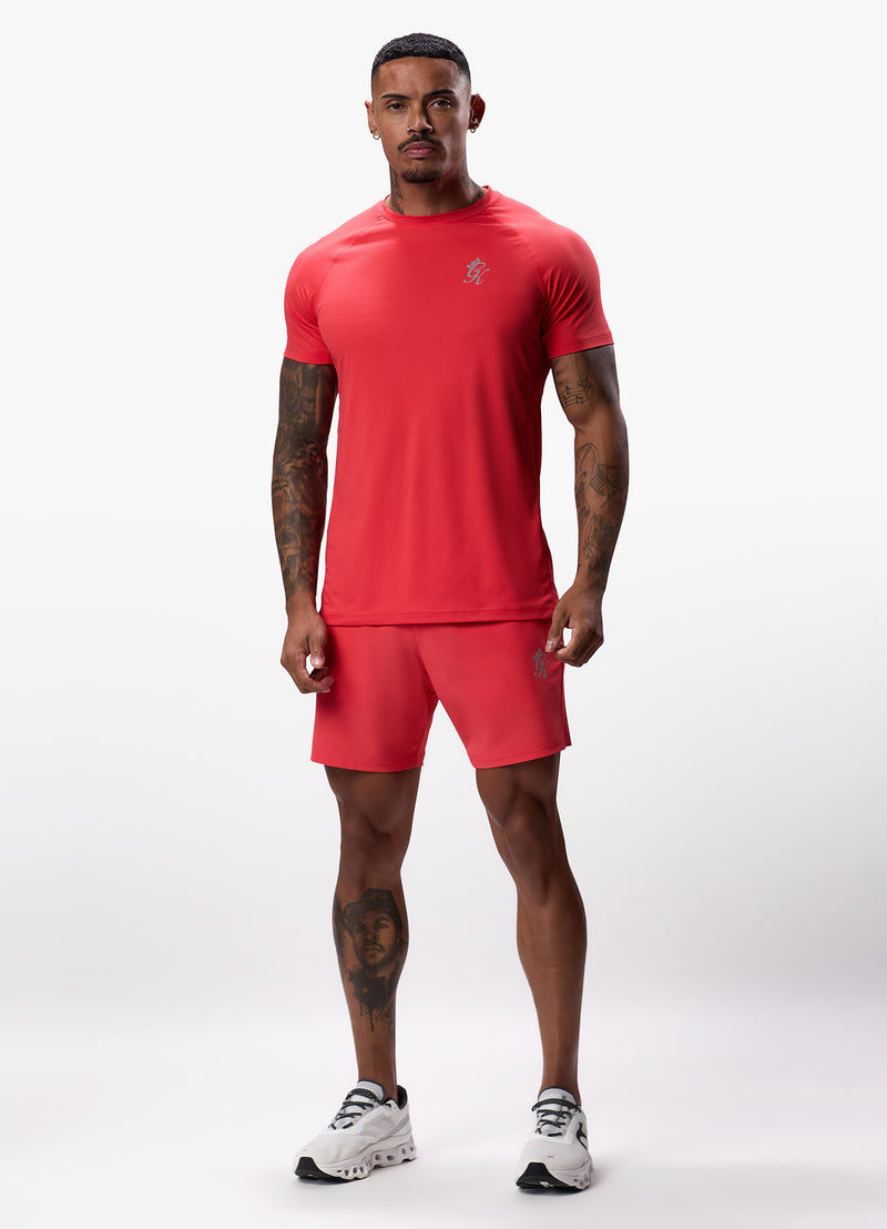 Gym King Energy Short - Hot Red