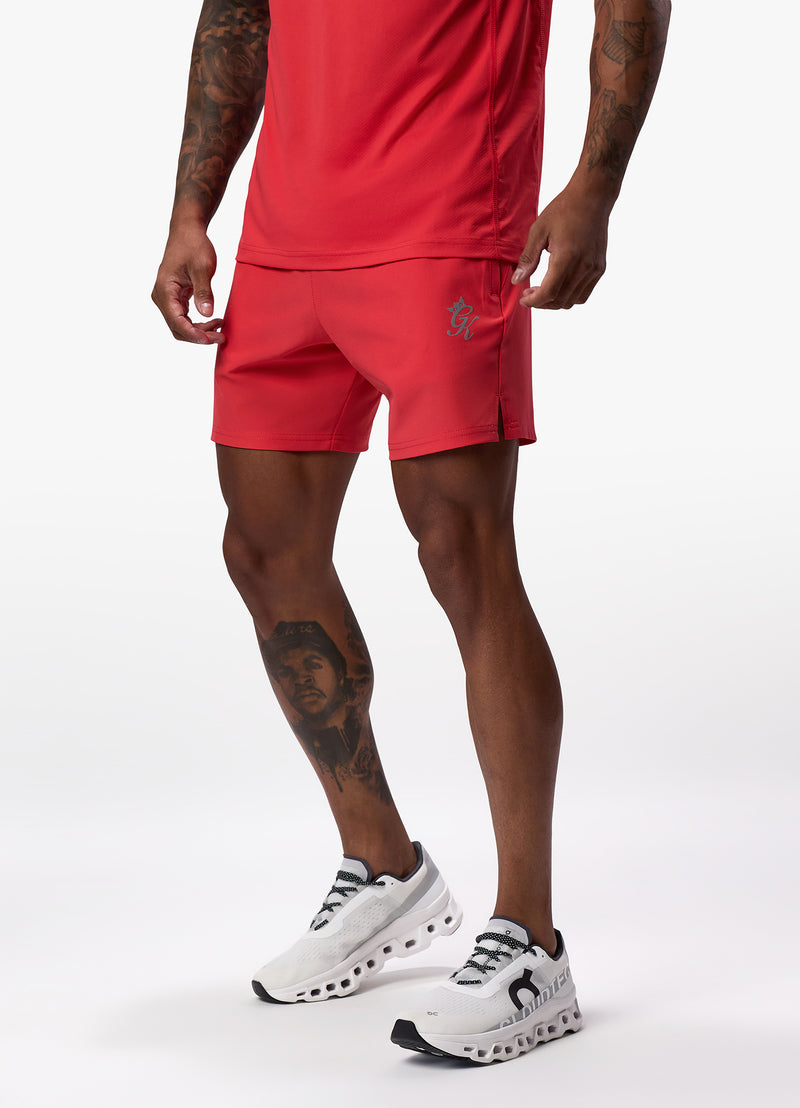 Gym King Energy Short - Hot Red