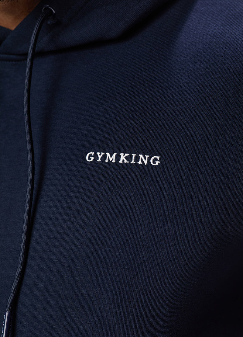 Gym King Linear Fundamental Hood - Navy