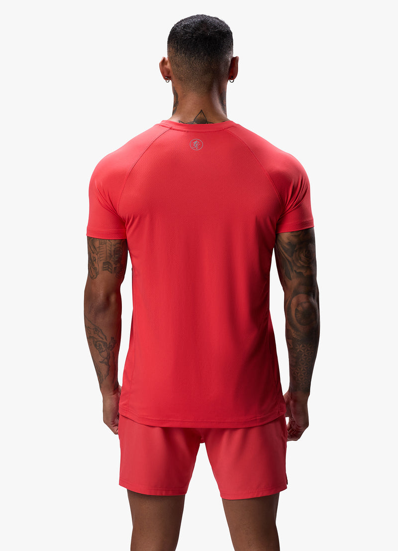 Gym King Energy Tee - Hot Red