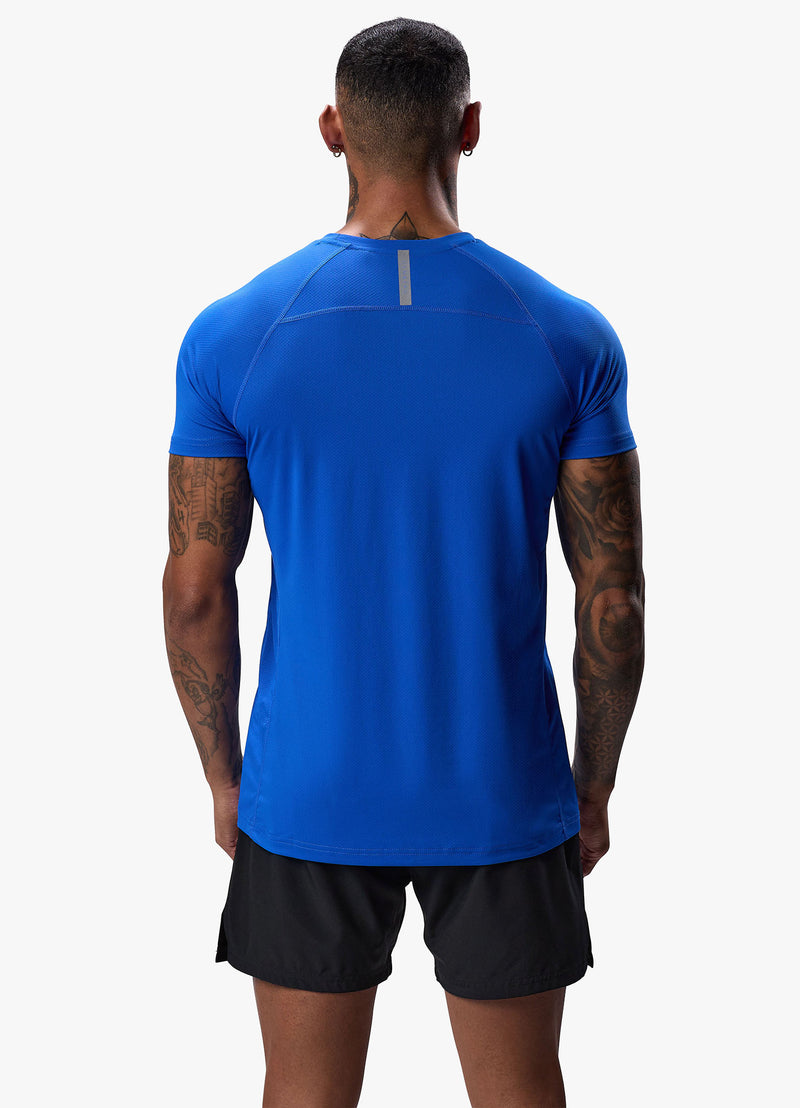 Gym King Energy Linear Tee - Royal Blue