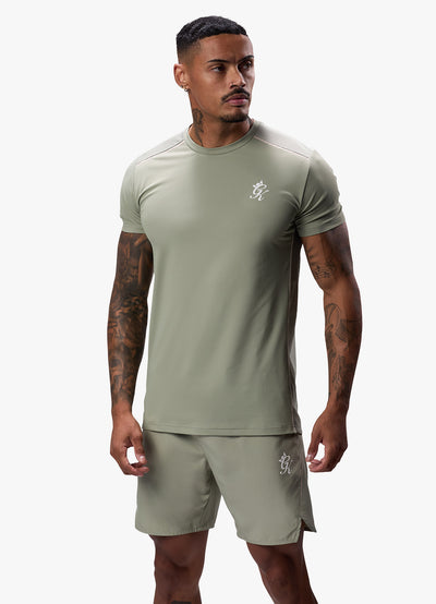 Gym King Flex Tee - Soft Khaki