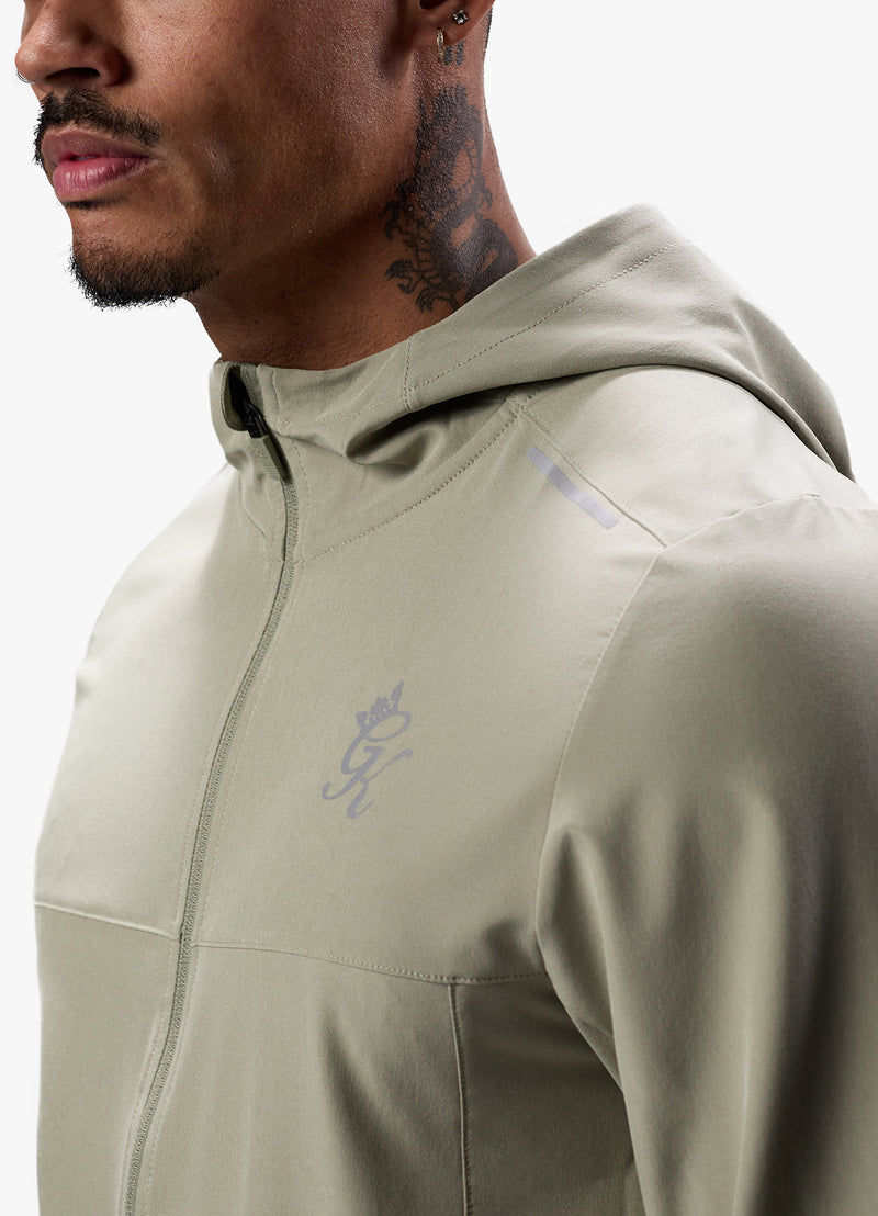 Gym King Flex Woven Tracksuit Top - Soft Khaki