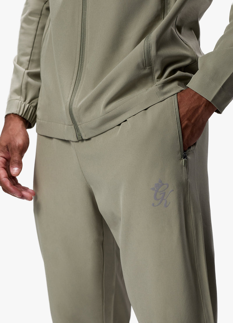 Gym King Flex Woven Tracksuit - Soft Khaki