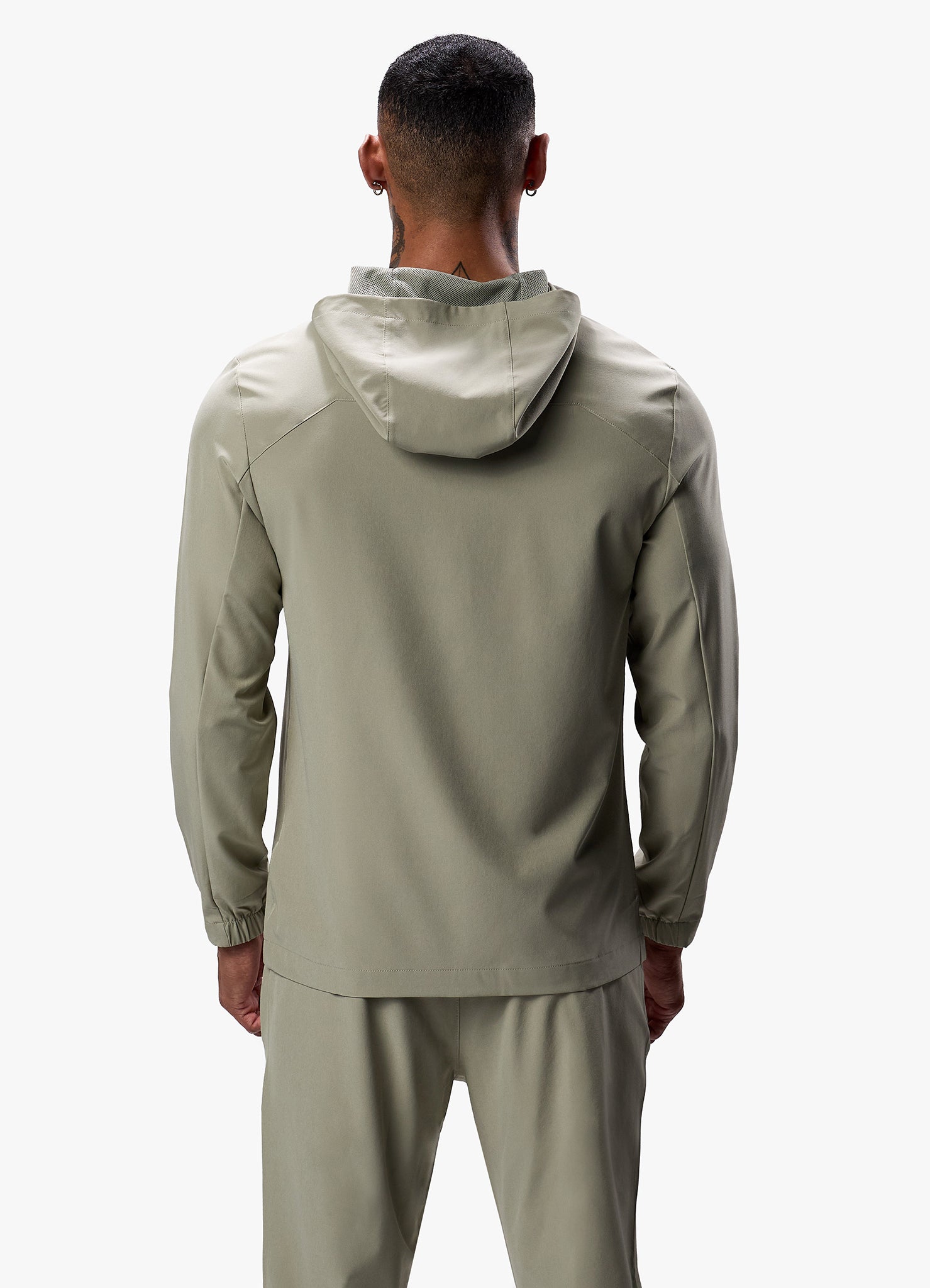 Gym King Flex Woven Tracksuit Top - Soft Khaki