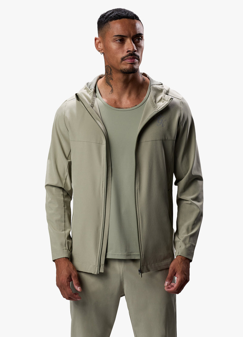 Gym King Flex Woven Tracksuit - Soft Khaki