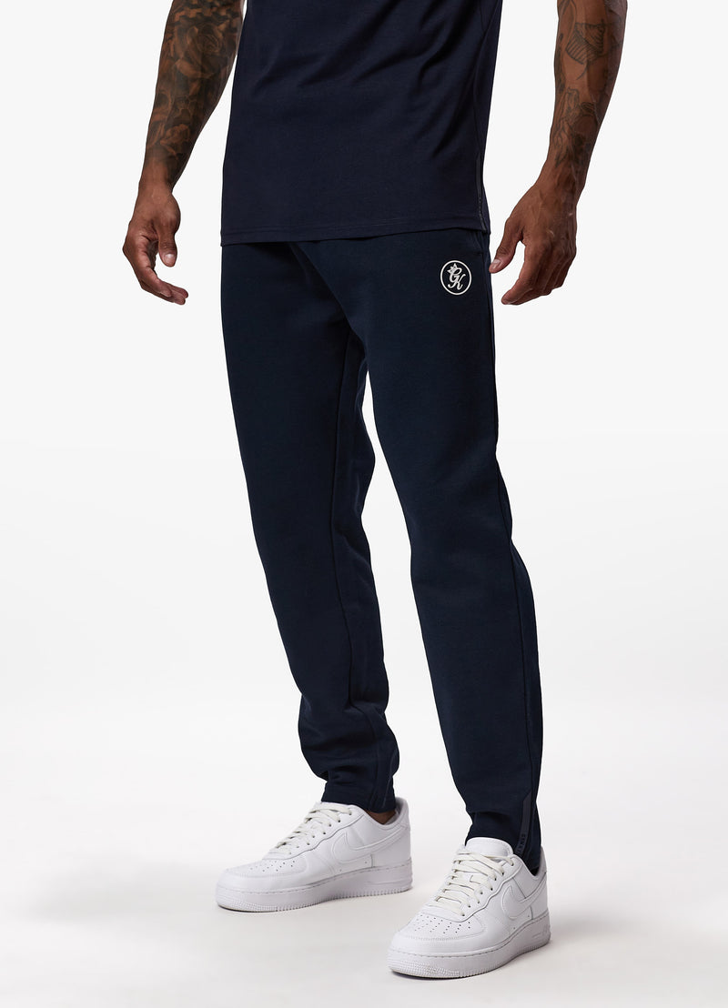 Gym King Pro Logo Hood Tracksuit - Navy