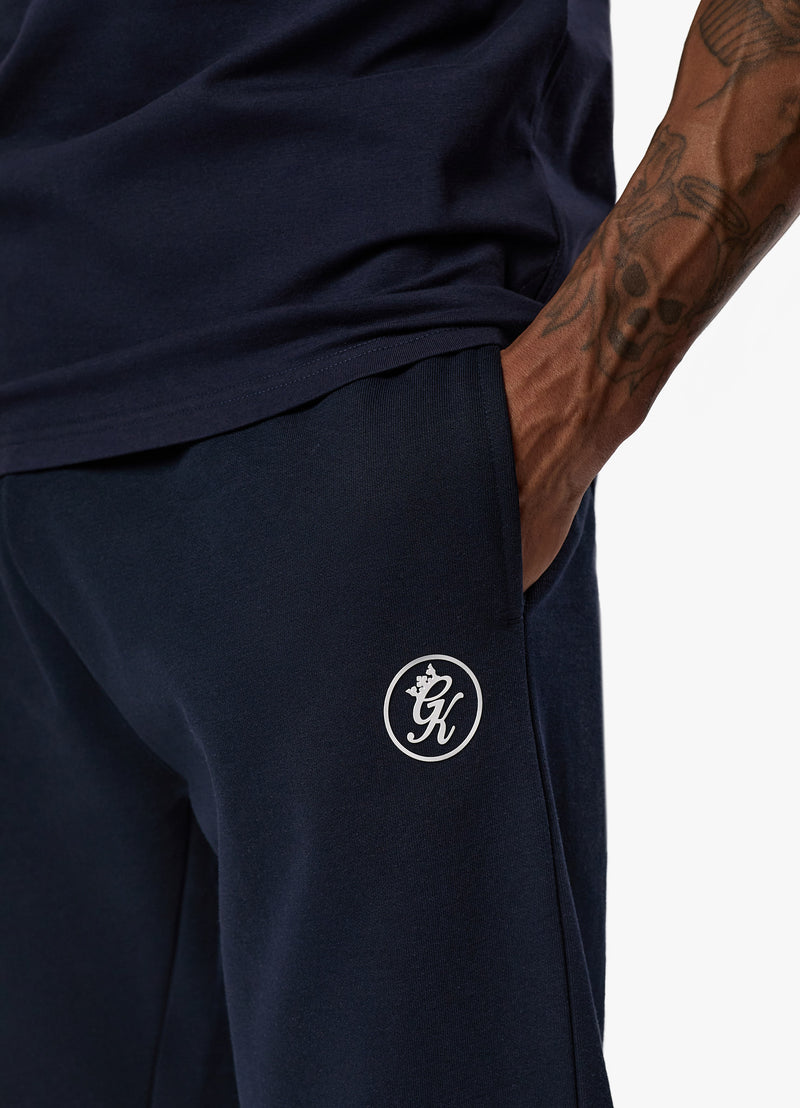 Gym King Pro Logo Hood Tracksuit - Navy