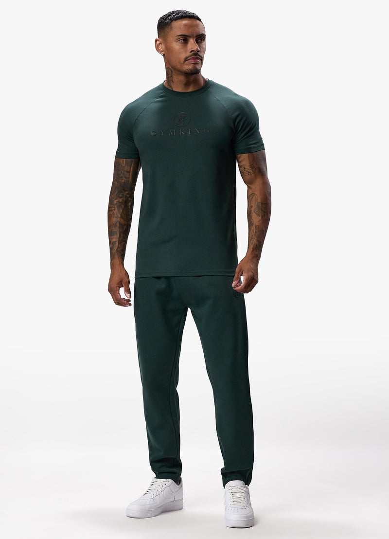 Gym King Pro Logo Jogger - Deep Forest Green