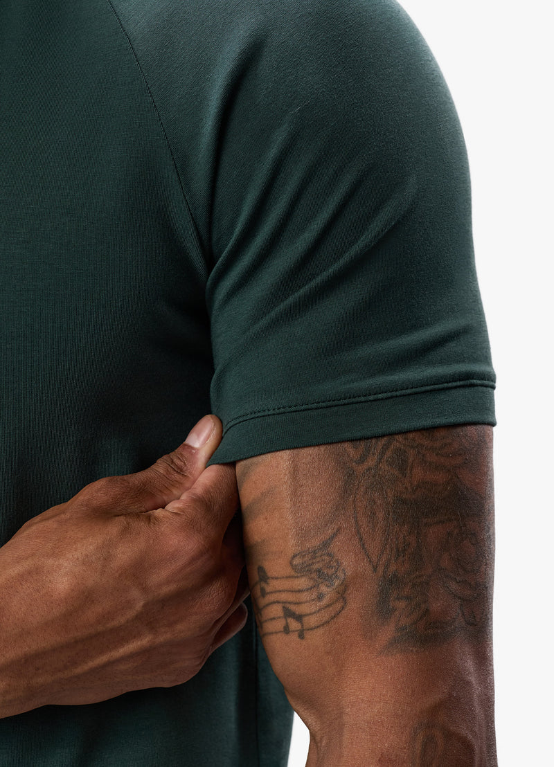 Gym King Pro Jersey Tee - Deep Forest Green