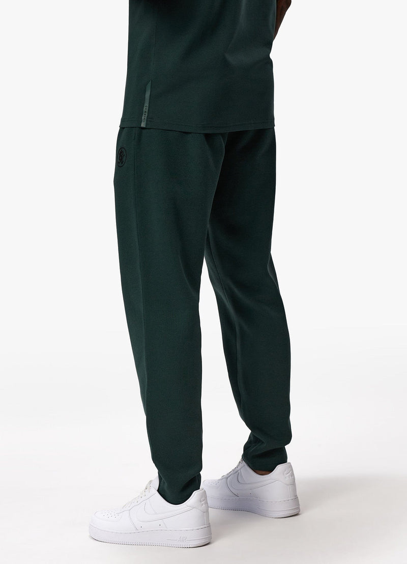 Gym King Pro Logo Hood Tracksuit - Deep Forest Green