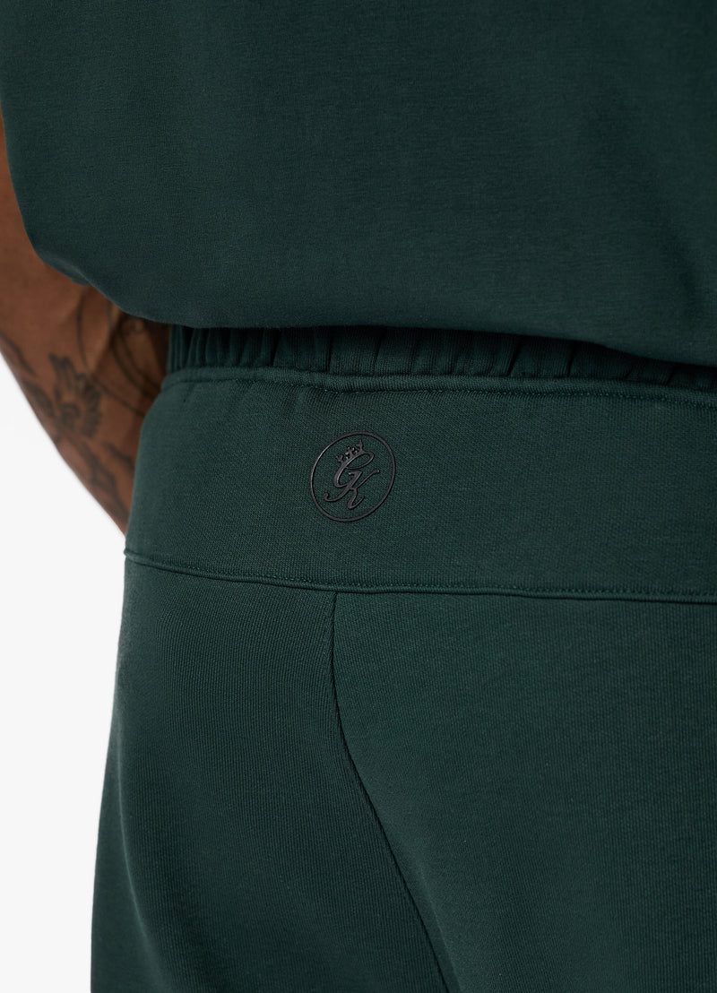 Gym King Pro Logo Hood Tracksuit - Deep Forest Green