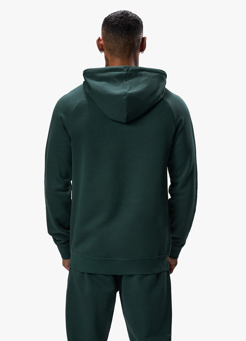 Gym King Pro Logo Hood - Deep Forest Green