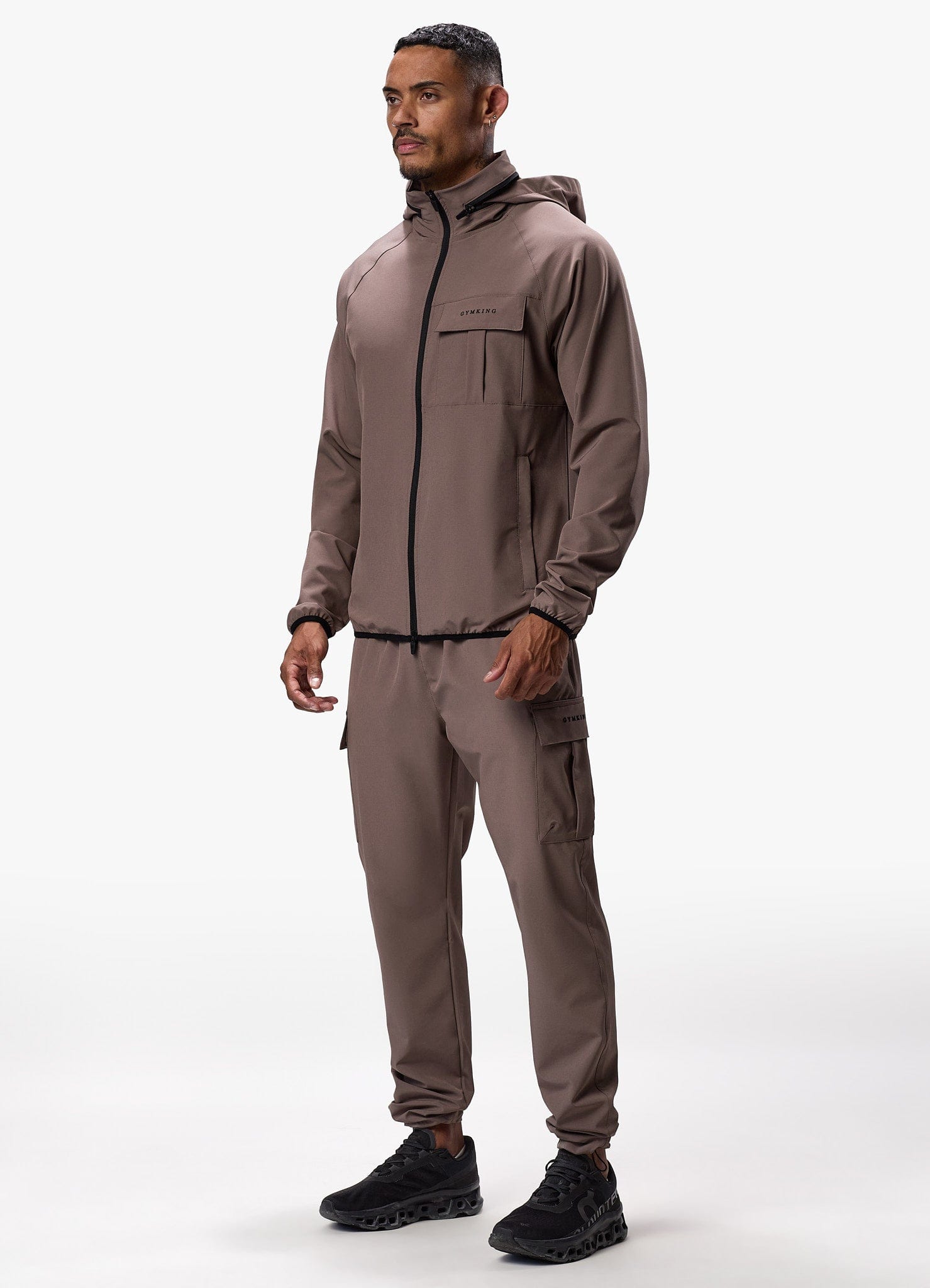 Gym King Mini Ripstop Woven Utility Jacket - Iron