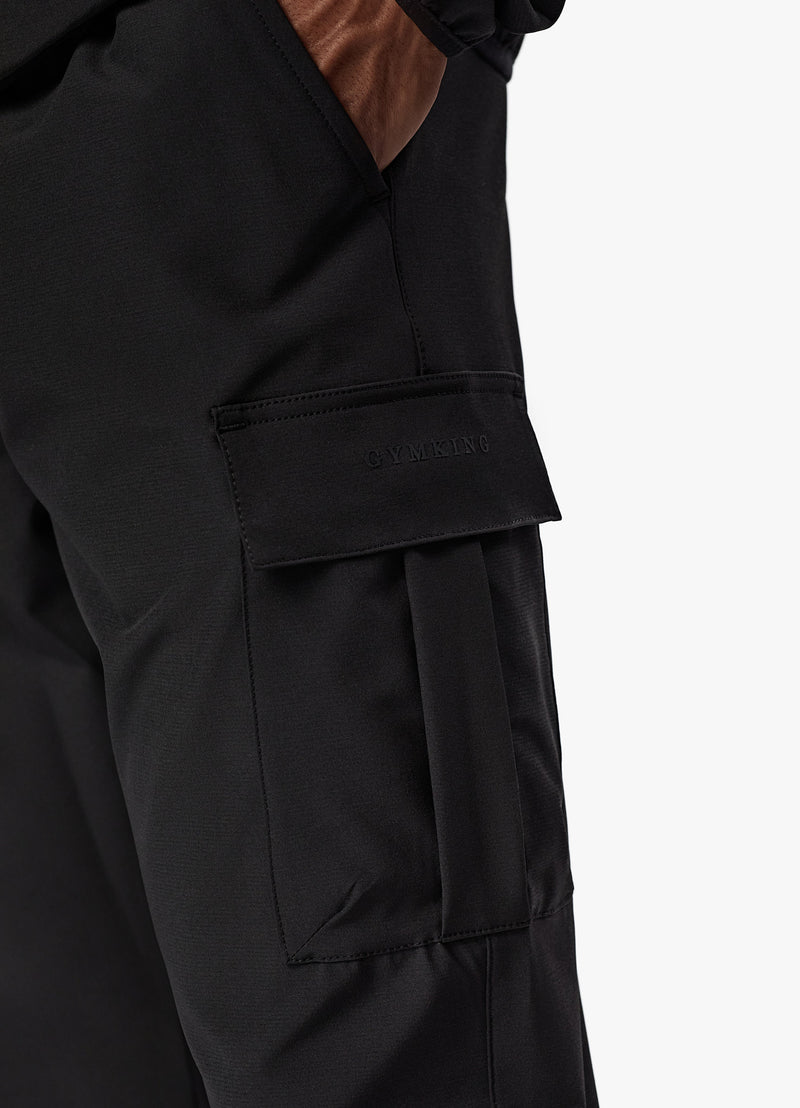 Gym King Mini Ripstop Woven Utility Pant - Black