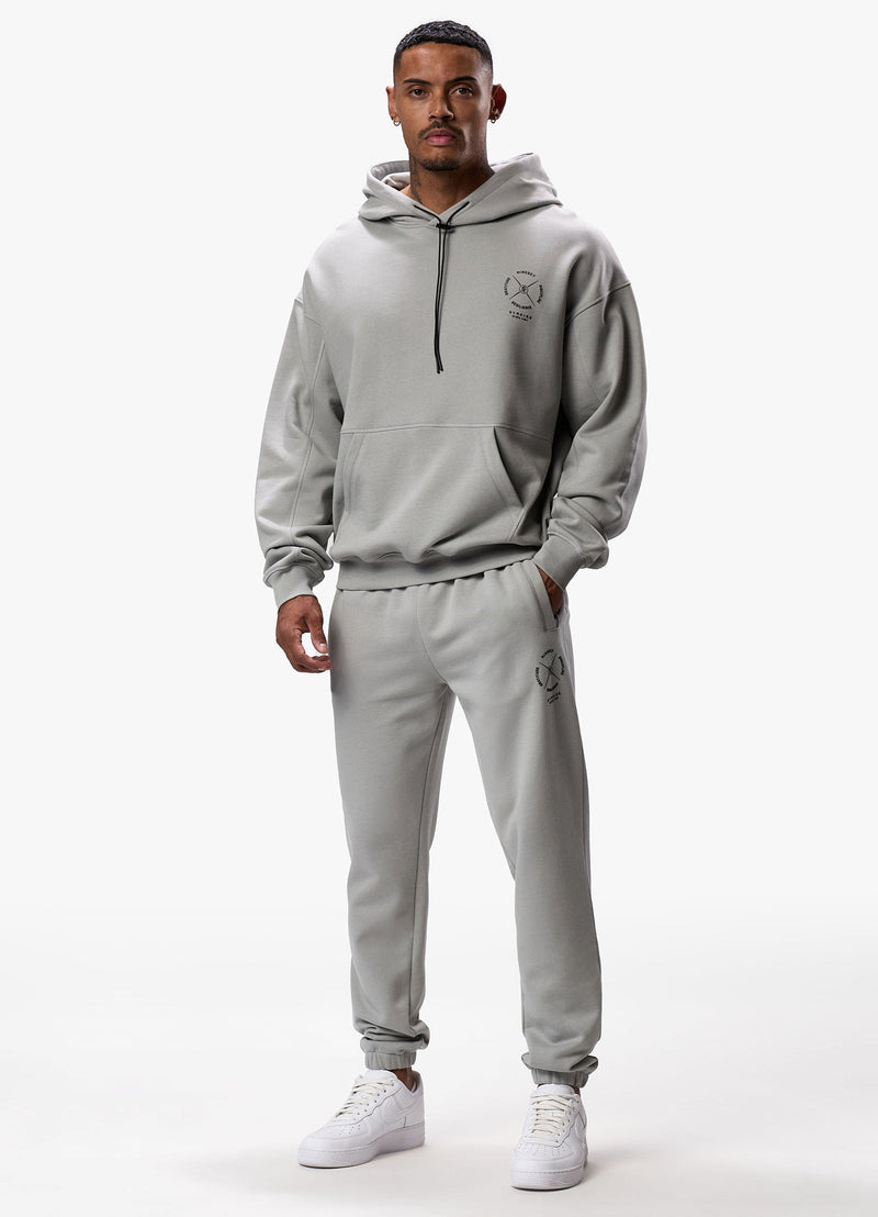 Gym King Compass Urban Grey Tracksuit - Black