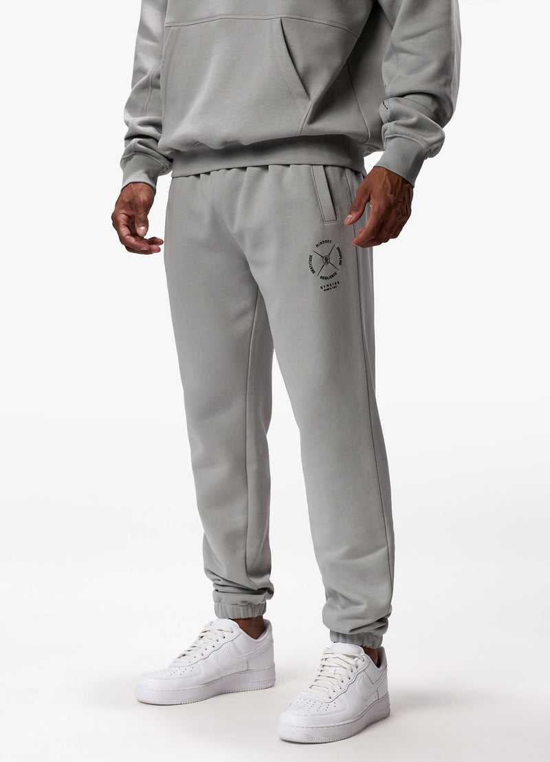 Gym King Compass Urban Grey Tracksuit - Black