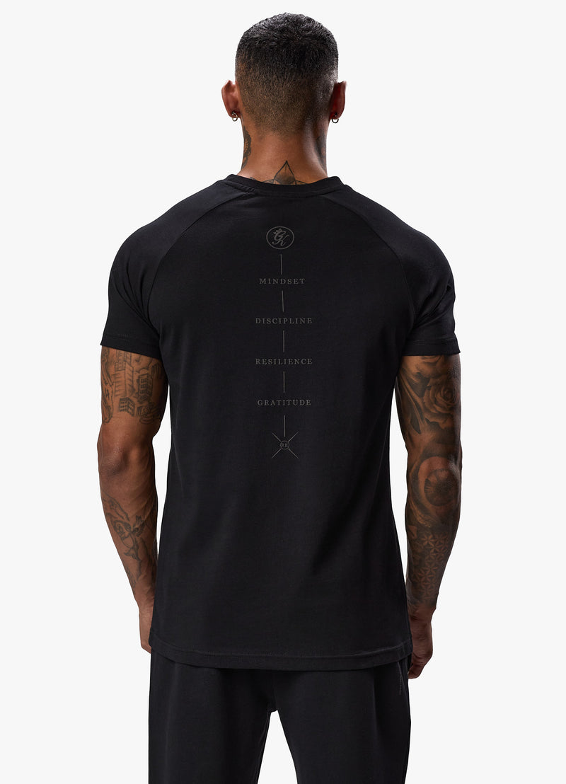 Gym King Stoic Tee - Black