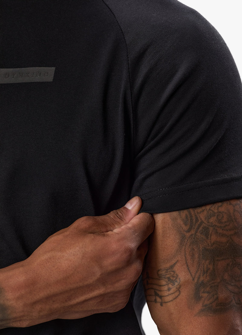 Gym King Stoic Tee - Black