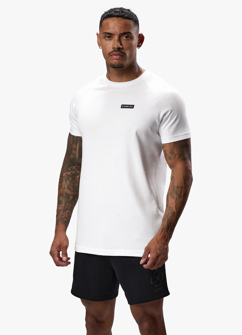 Gym King Stoic Tee - White