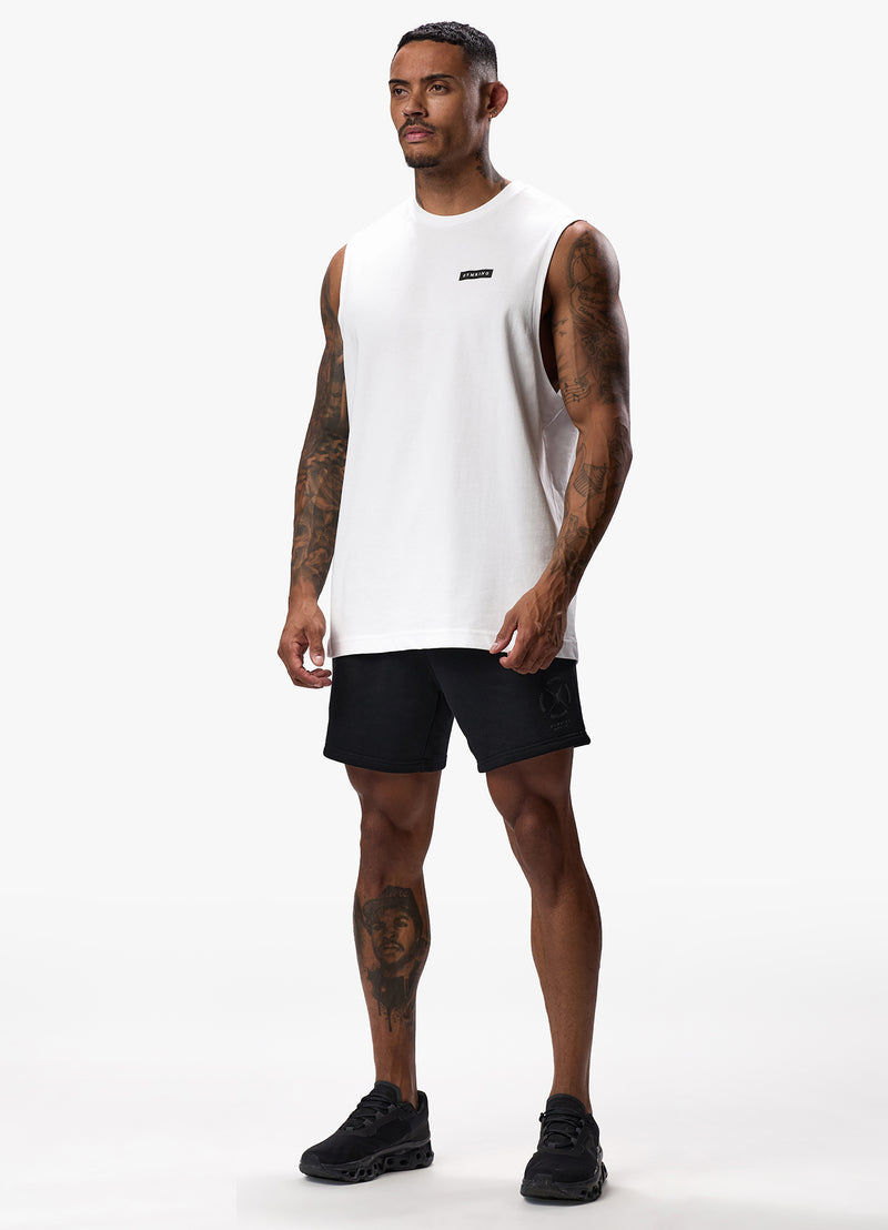 Gym King Stoic Tank - White