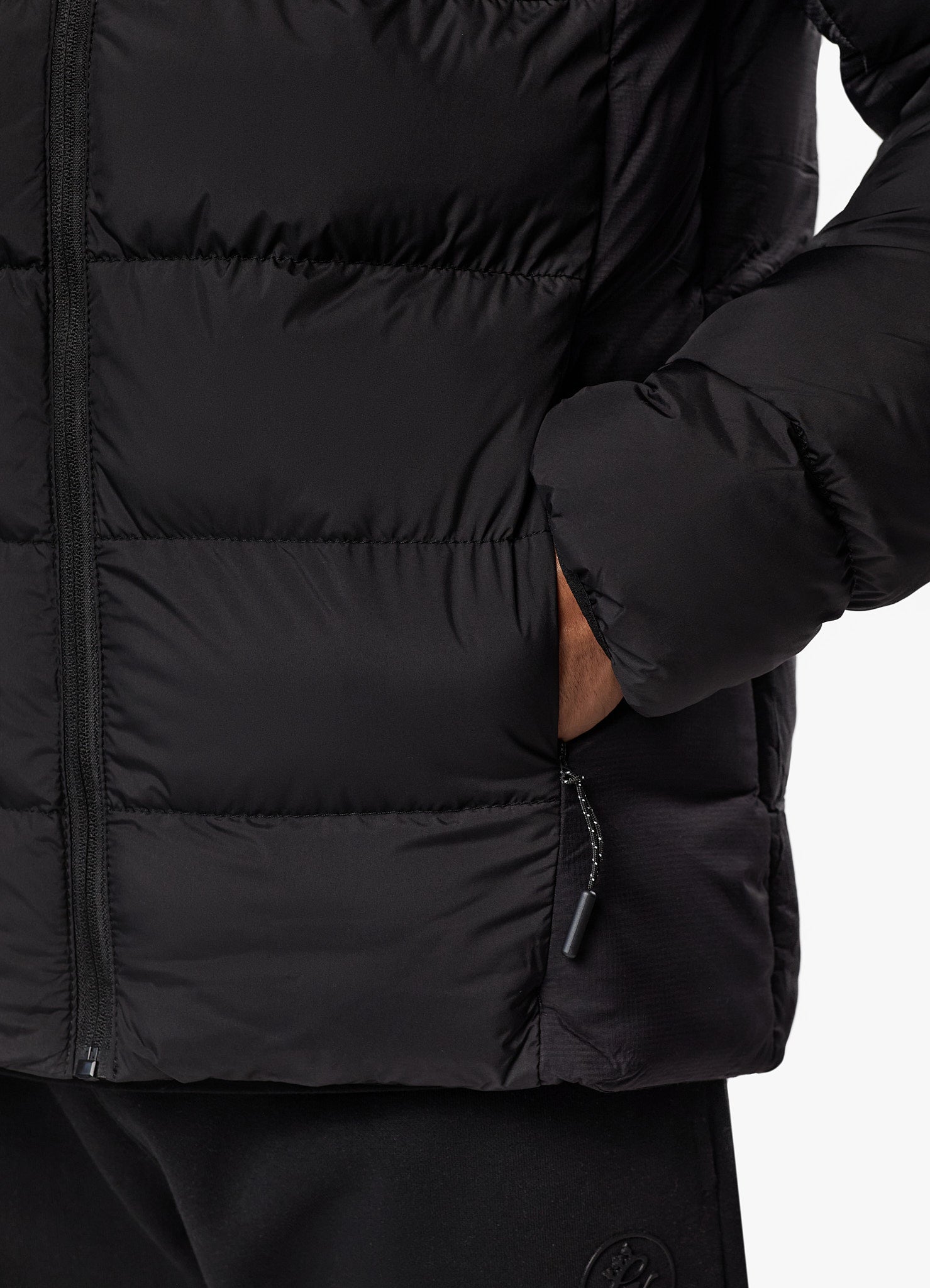 Gym King Limit Puffer Jacket Black GYM KING