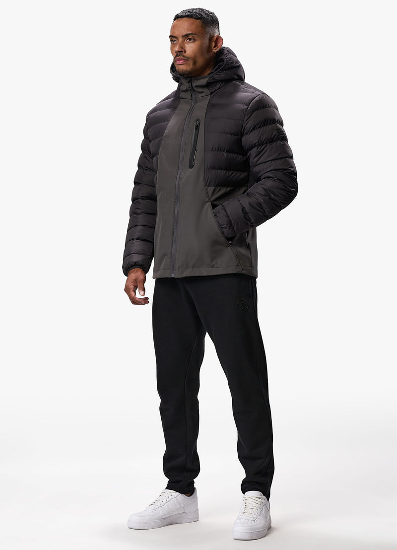 Gym King Summit Hybrid Jacket - Black/Grey