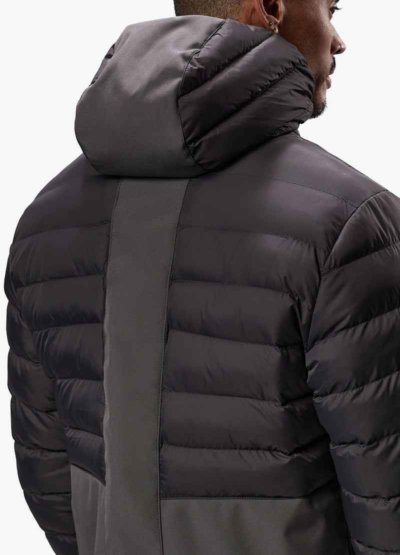 Gym King Summit Hybrid Jacket - Black/Grey