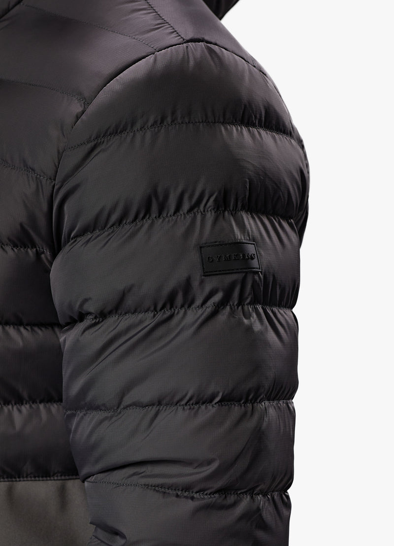 Gym King Summit Hybrid Jacket - Black/Grey