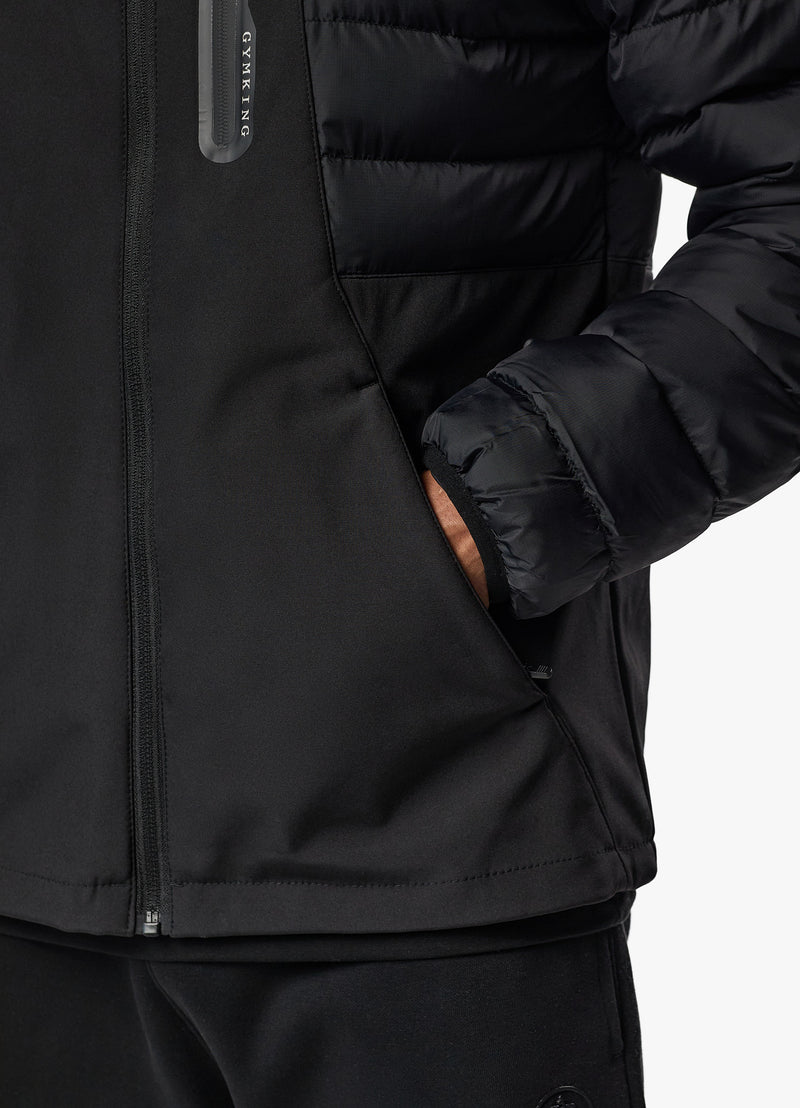 Gym King Summit Hybrid Jacket - Black