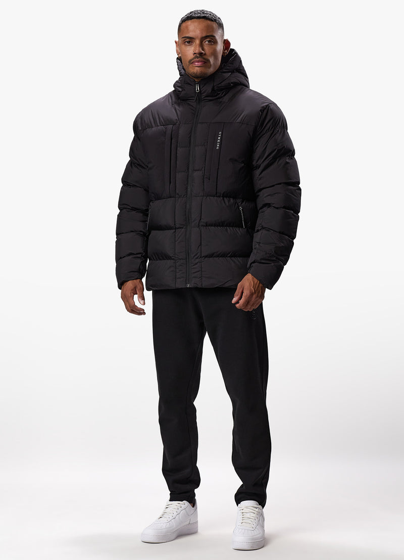 Gym King Synergy Puffer Jacket - Black