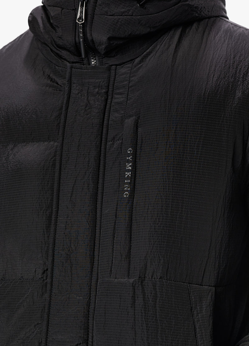 Gym King Elevate Puffer Jacket - Black