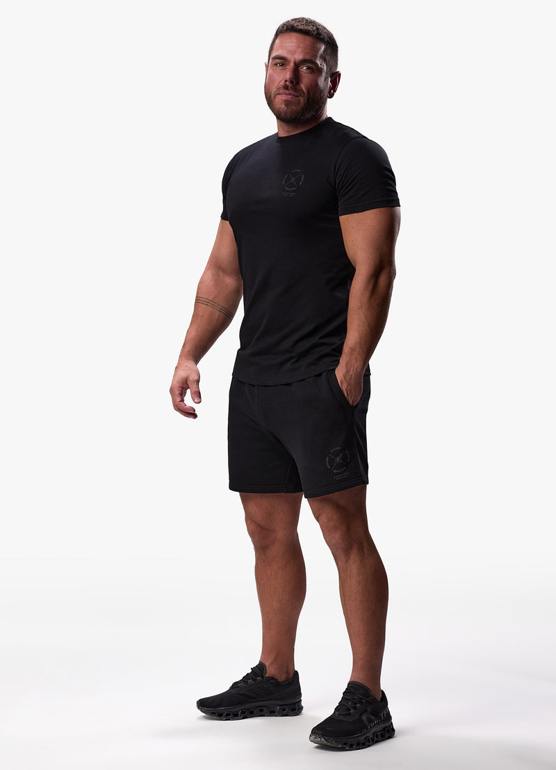 Gym King Compass Tee - Black