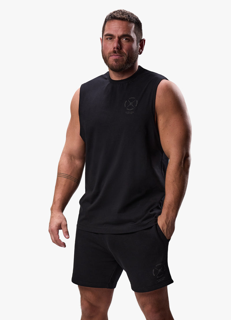 Gym King Compass Tank - Black