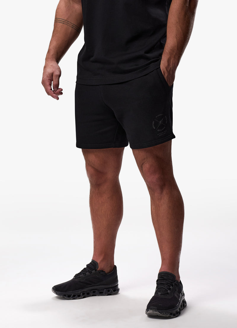 Gym King Compass Short - Black