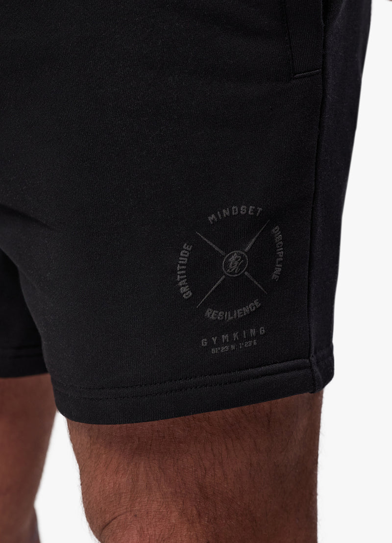 Gym King Compass Short - Black