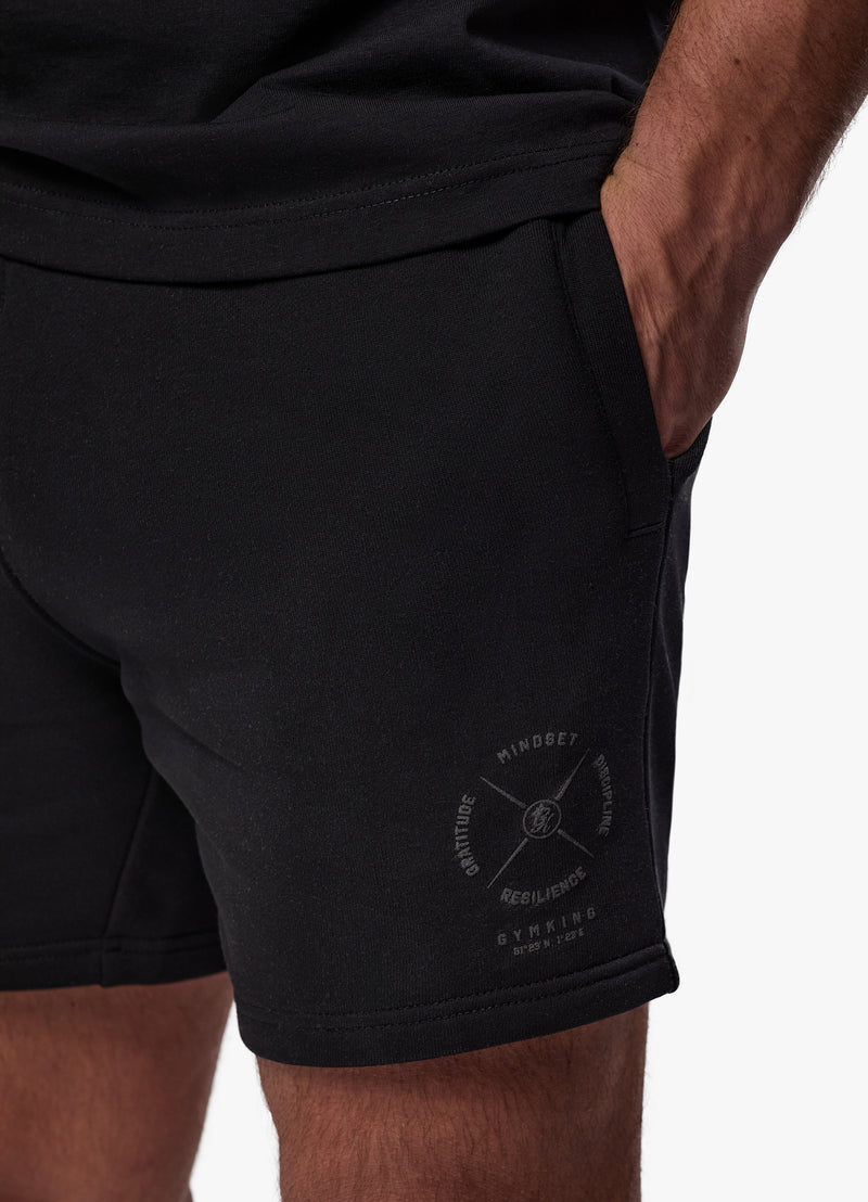 Gym King Compass Short - Black