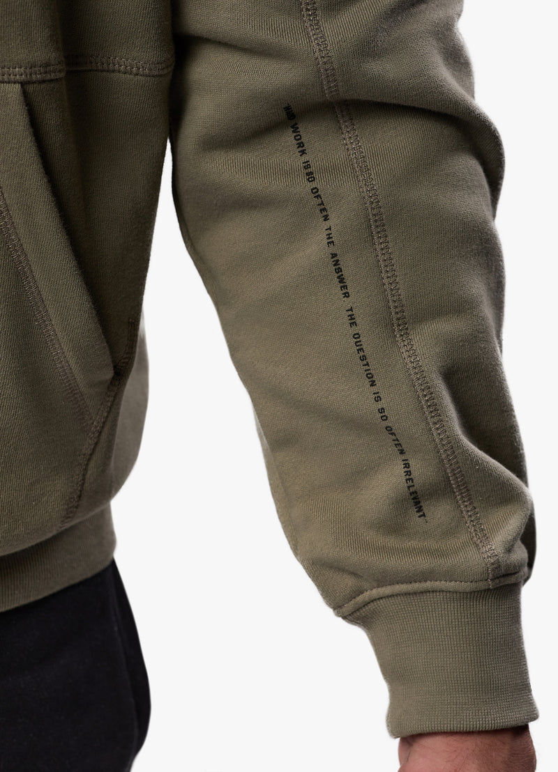 Gym King Compass Hood - Deep Khaki