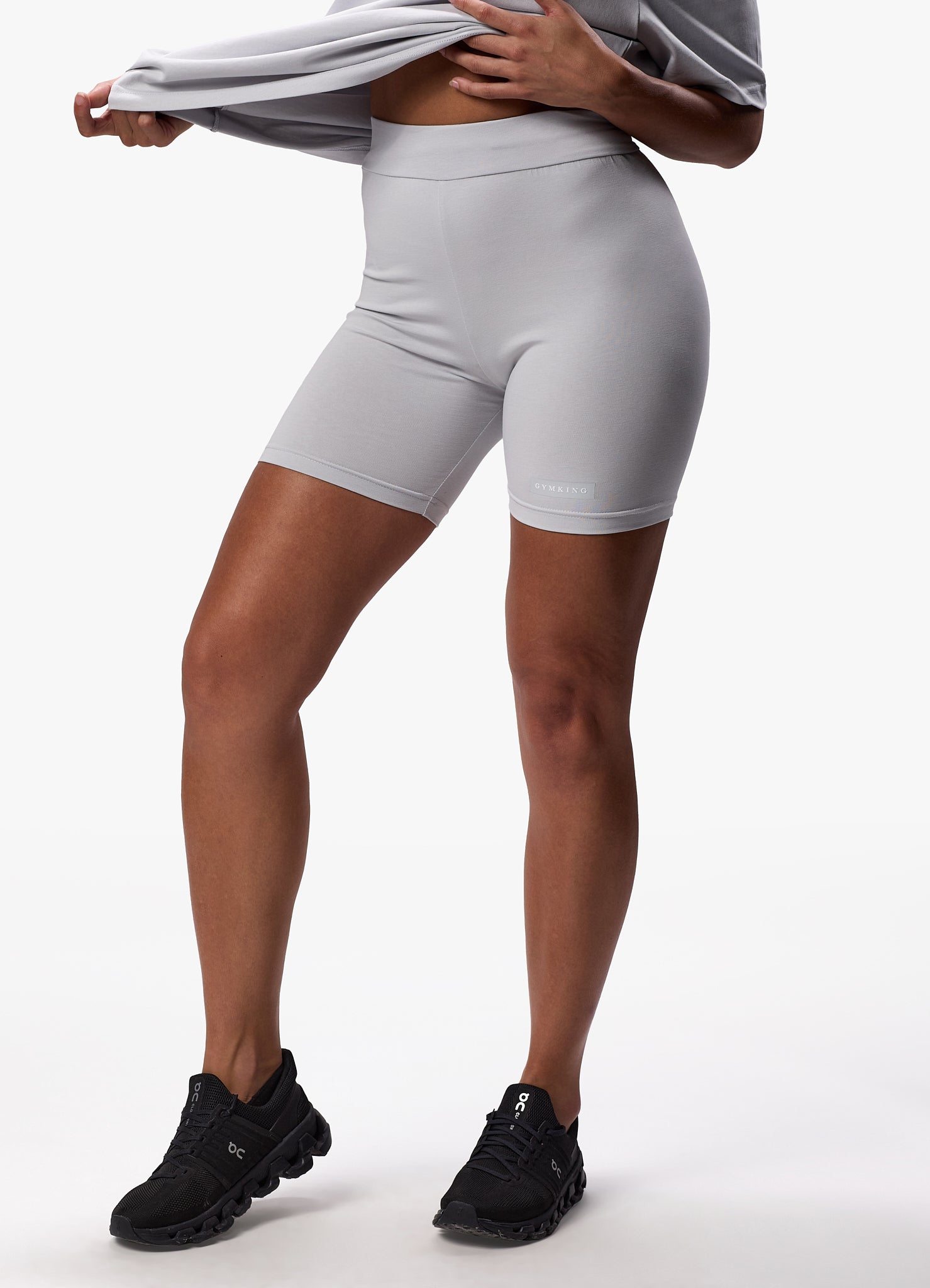 Gym King Stoic Cycle Short Light Grey GYM KING