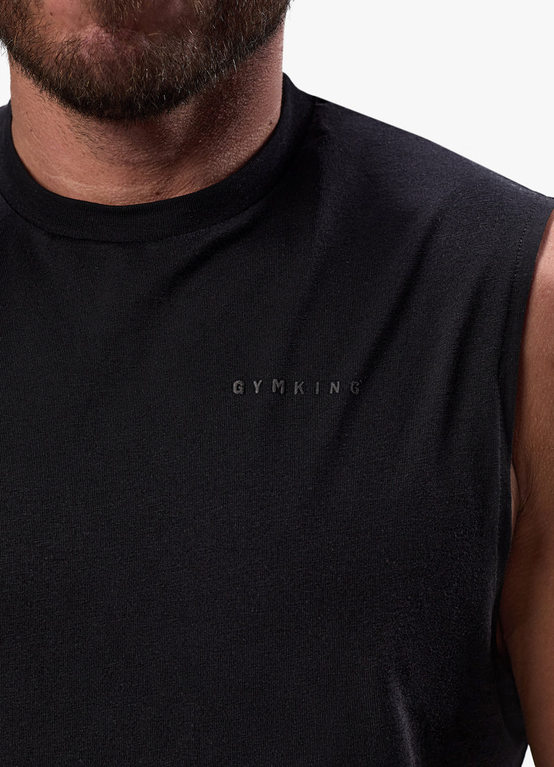 Gym King Discipline Tank - Black