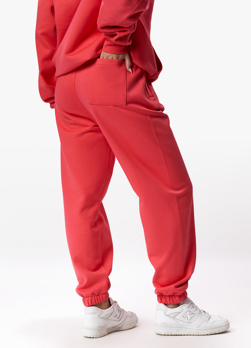 Gym King Established Relaxed Fit Jogger - Coral Red