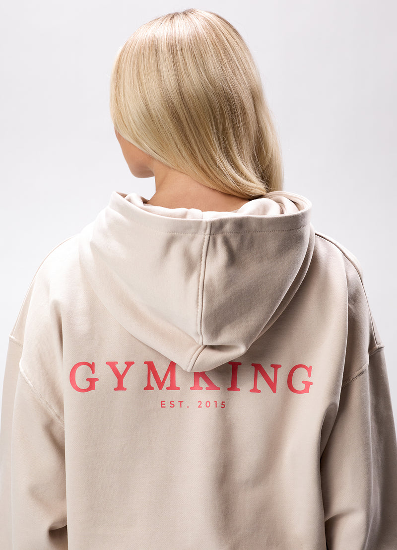 Gym King Established Relaxed Fit Hood - Clay