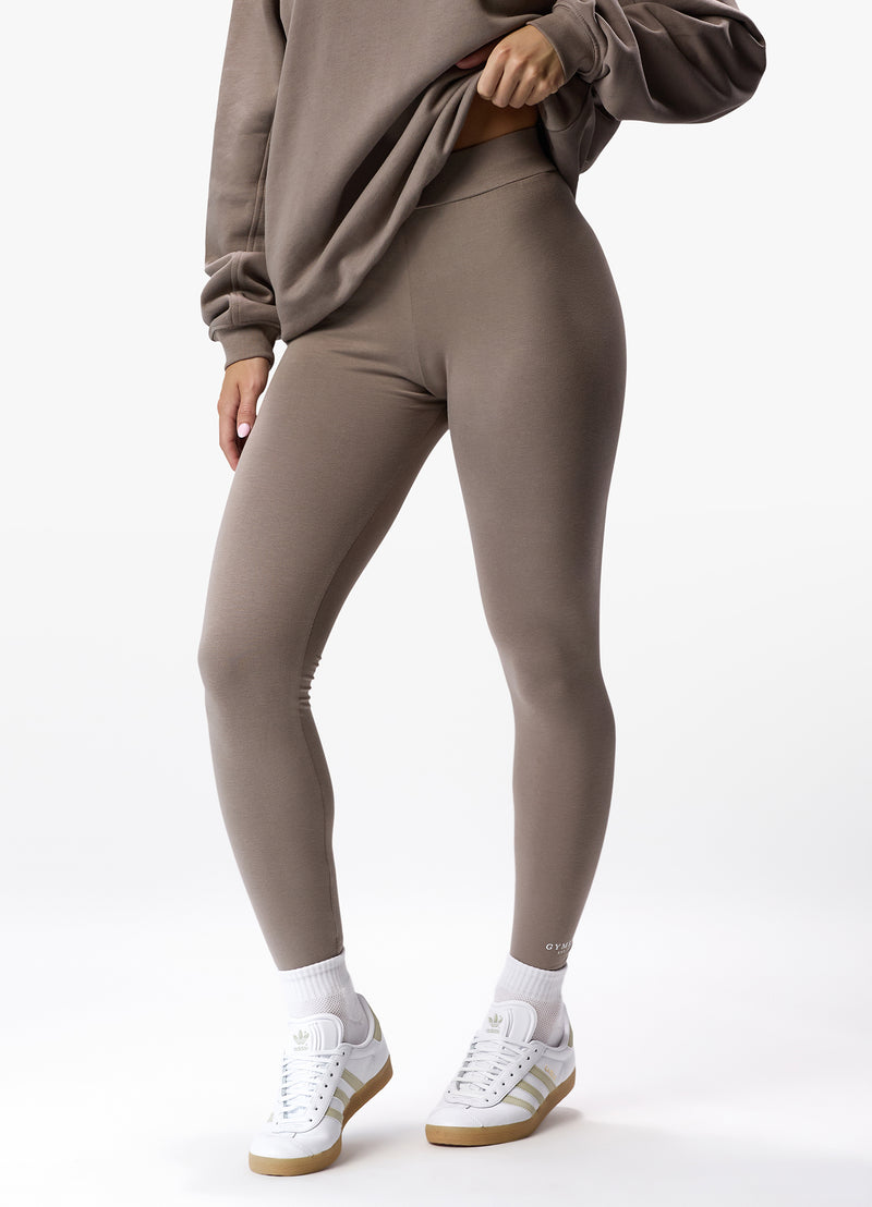 Gym King Established Legging - Truffle