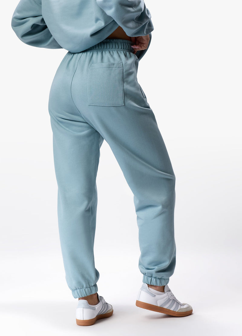 Gym King Established Crew Tracksuit - Stone Blue