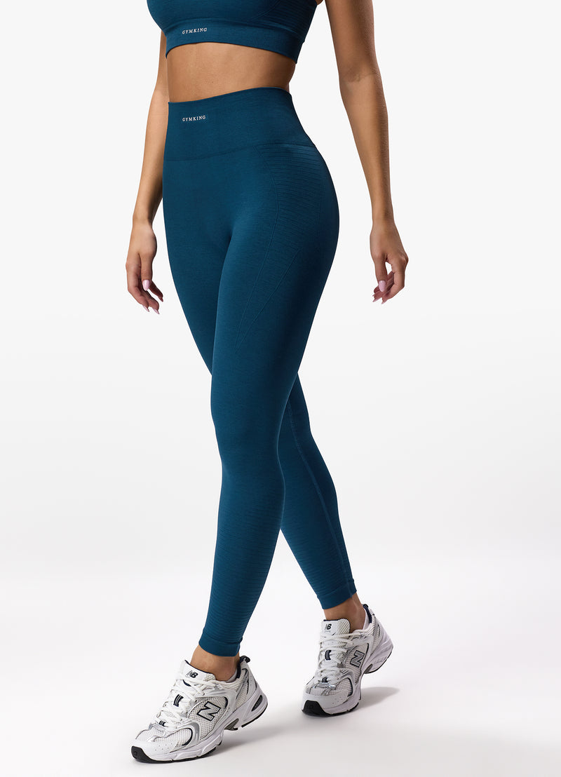 Gym King Results 2.0 Seamless Legging - Teal