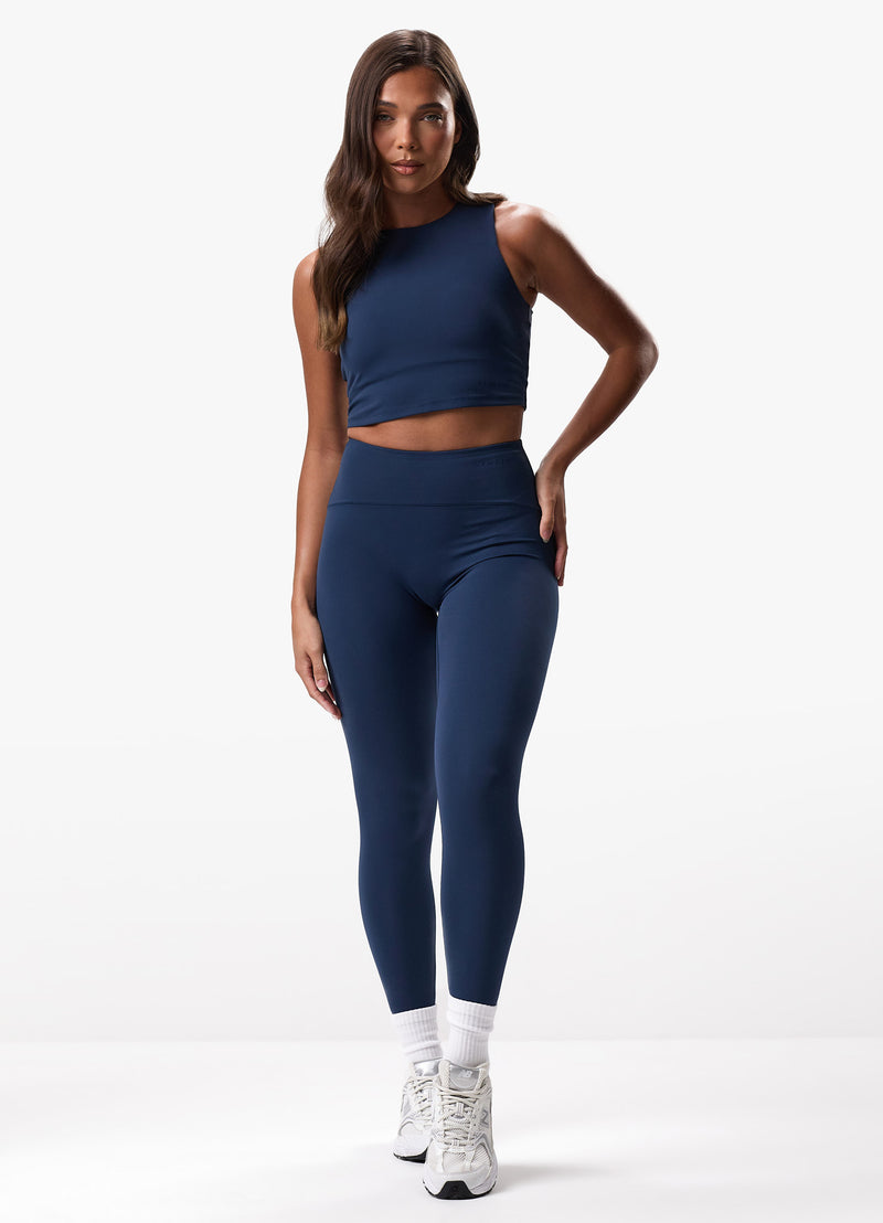 Gym King Peach Luxe Legging - Rich Blue Luxe