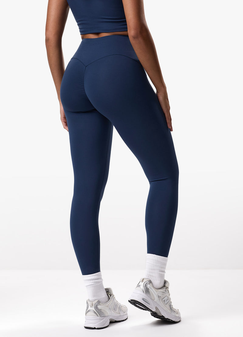 Gym King Peach Luxe Legging - Rich Blue Luxe