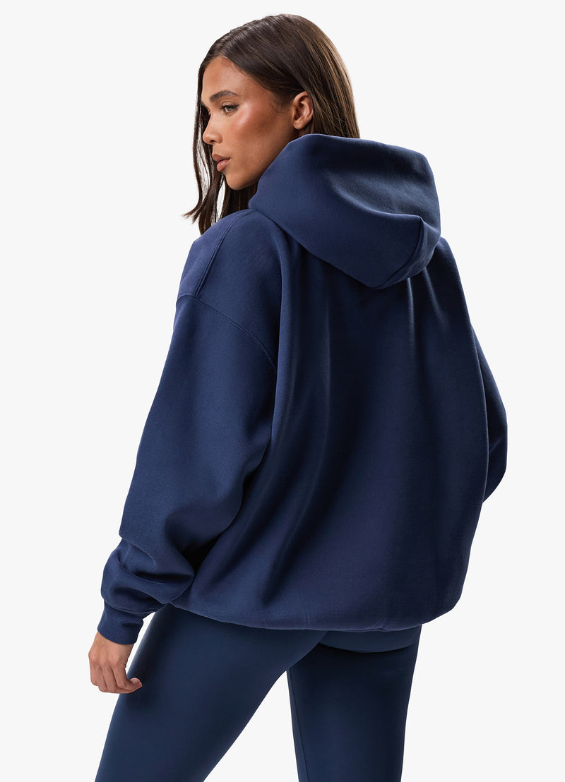 Gym King Luxe Hood - Rich Blue